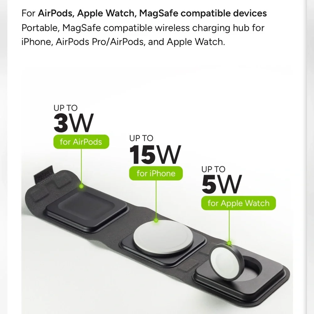 ZAGG 3 in one charger mag safe